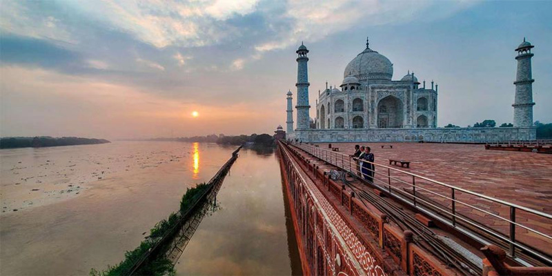 Taj Mahal at Sunrise