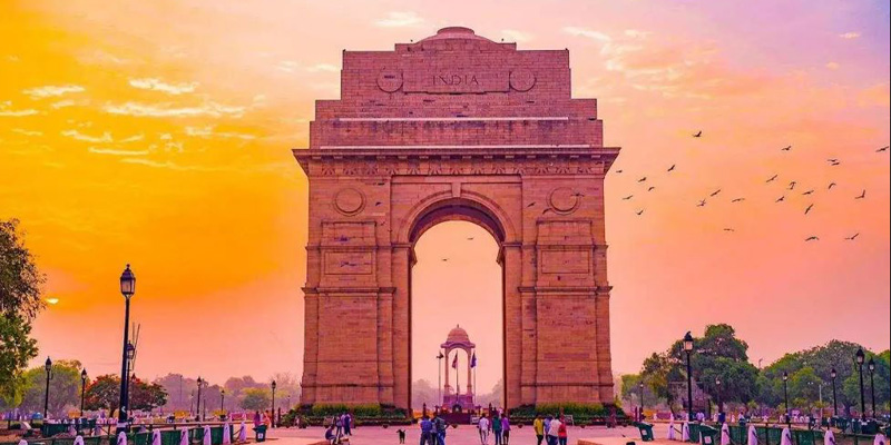 Taj Mahal at Sunrise